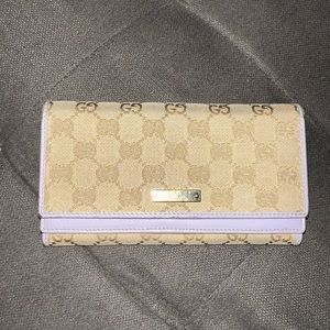 EUC Gucci double flap wallet